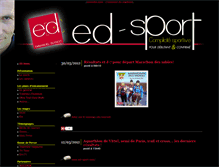 Tablet Screenshot of ed-sport.onlinetri.com
