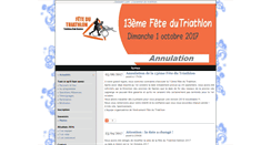 Desktop Screenshot of fete-du-triathlon.onlinetri.com