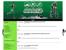 Tablet Screenshot of draveil-triathlon.onlinetri.com